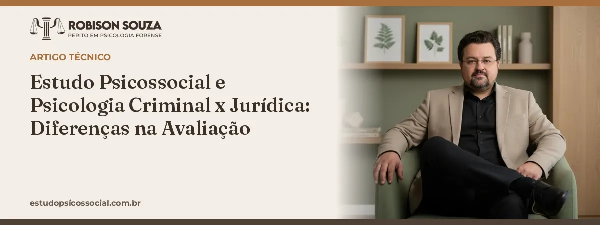 Estudo Psicossocial e Psicologia Criminal x Jurídica: Diferenças na Avaliação